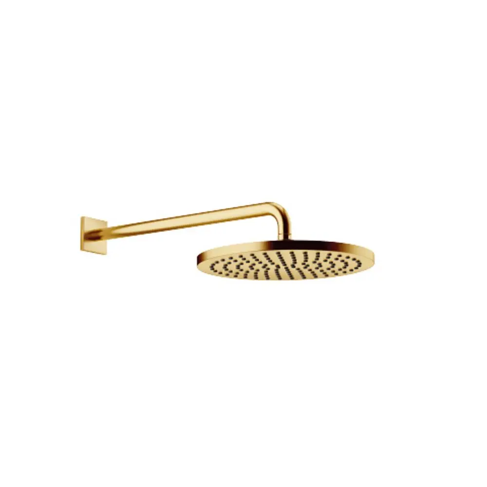 DORNBRACHT Regenbrause mit Wandanbindung SERIENSPEZIFISCH 28679670 300 mm Messing gebürstet (23kt Gold), 28679670-28 Galeriebild 1